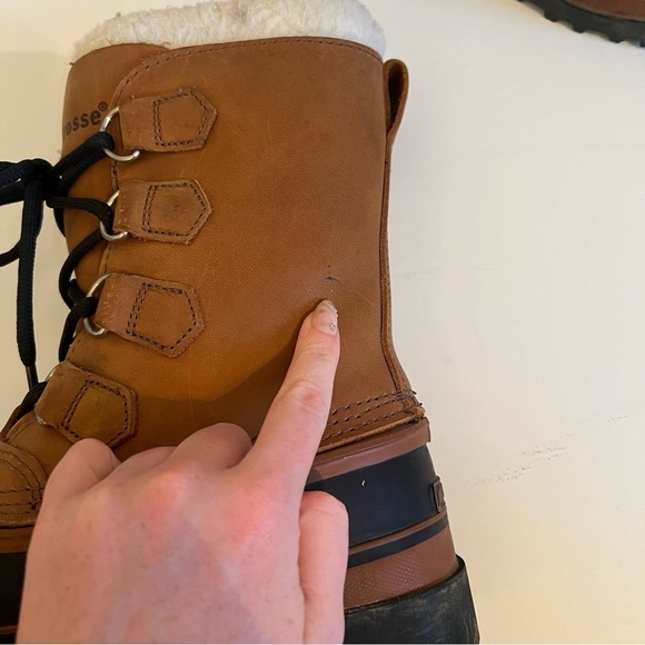 Lacrosse Womens Insulated Leather Rubber Steel Shank Boots - Picture 10 of 13